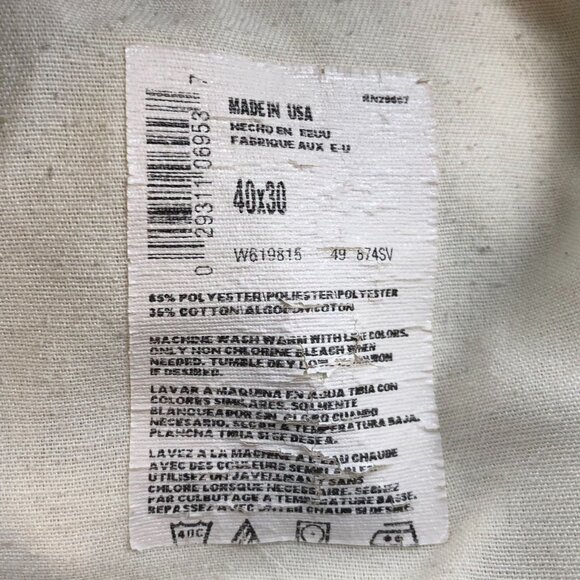 Dickies Mens Work Pants Size 40x30 Khaki Chino Straight Relaxed Tan Workwear - Picture 3 of 14